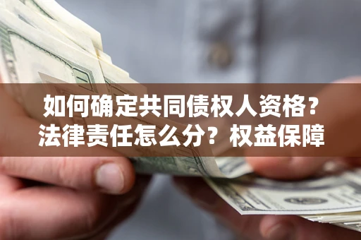 北京如何确定共同债权人资格？法律责任怎么分？权益保障技巧揭秘！