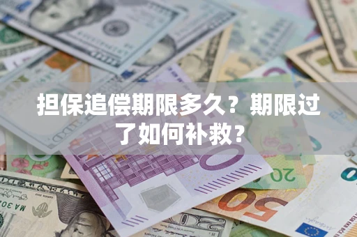 北京担保追偿期限多久？期限过了如何补救？
