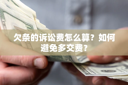 北京欠条的诉讼费怎么算？如何避免多交费？